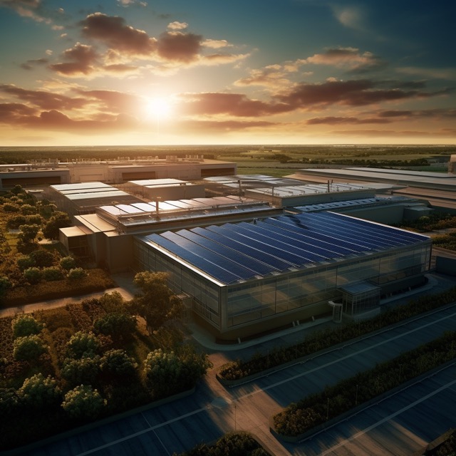 solaire sur toit entreprise