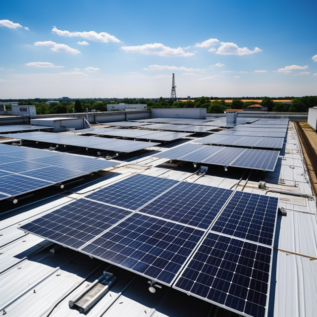 centrale solaire pour entreprise