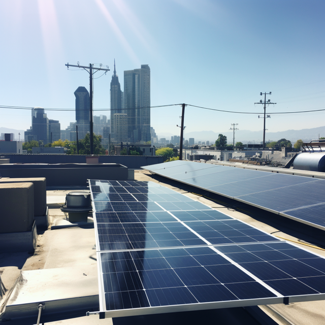 toit industriel solaire – taille moyenne