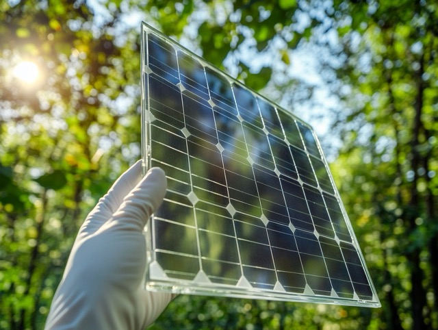 panneau solaire transparent